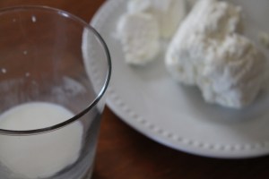 Goat milk and cheese