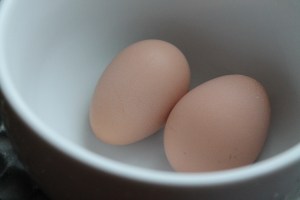 Eggs in a bowl