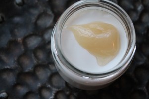Honey topped yogurt