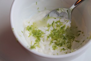 Beginning of the aioli