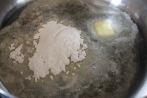 Beginning of a roux