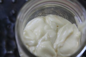 Homemade mayonnaise