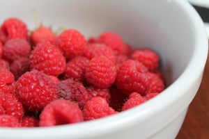 First Bowl of Raspberries