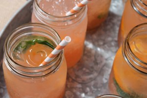 Blood orange cocktail