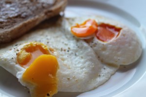 Eggs on the plate