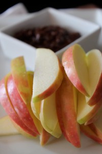 Apples and pecan butter